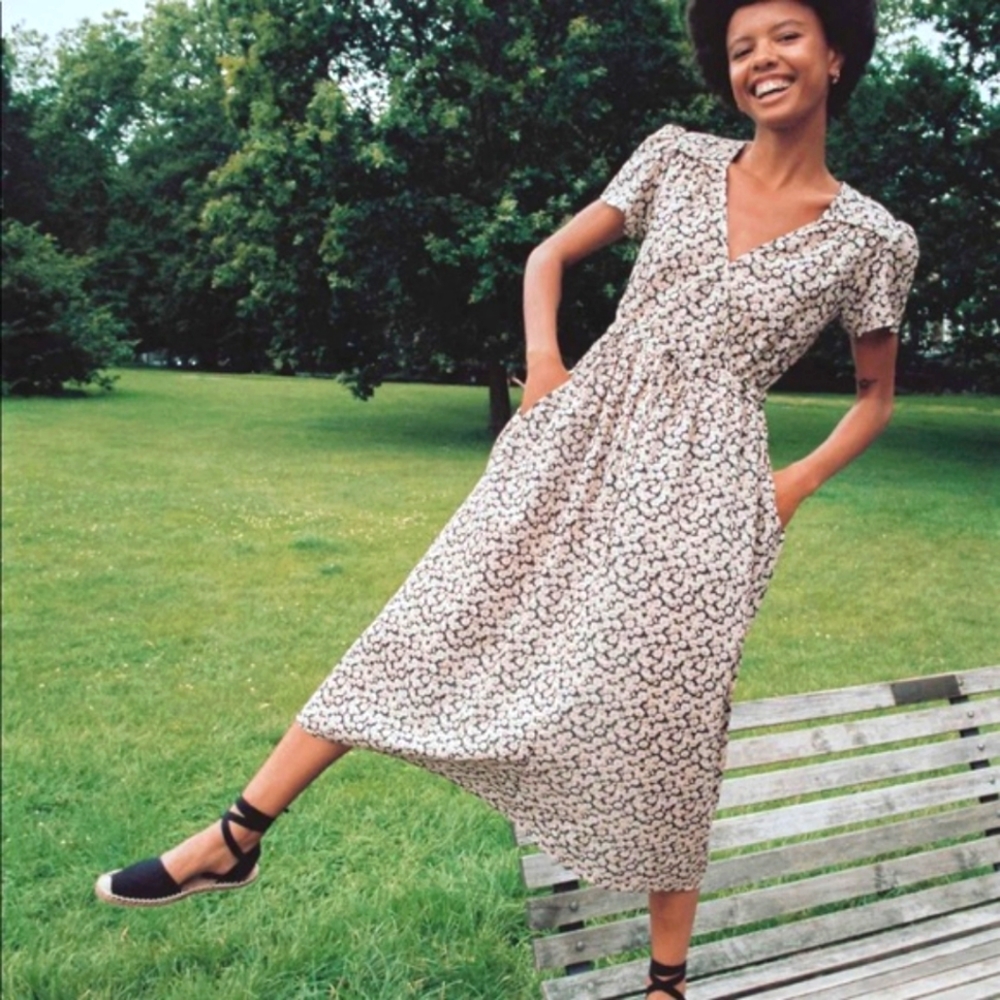 Christy Dawn Dawn dress in Chamomile Noir